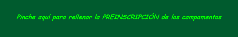 Preinscripci�n campamentos